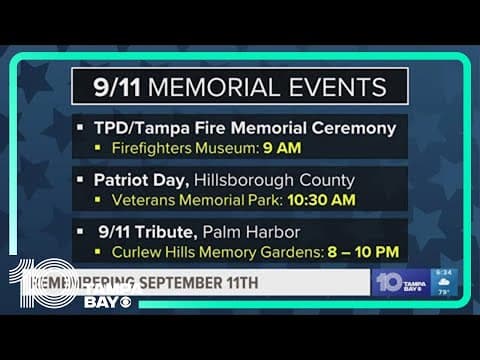 Remembering 9/11 across Tampa Bay