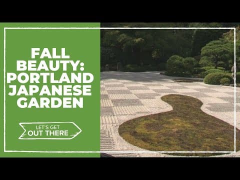 Portland Japanese Garden offers a peaceful place to appreciate fall beauty