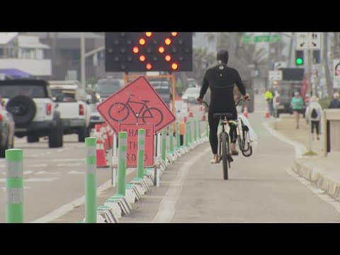 Are protected bike lanes in Encinitas dangerous?