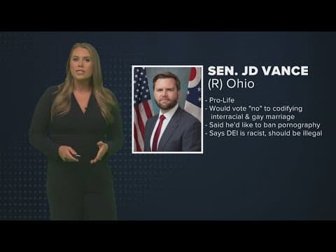 Closer look at Republican Vice presidential pick, J.D. Vance