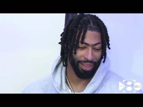 Anthony Davis speaks after Mavs debut, says injury isn't serious