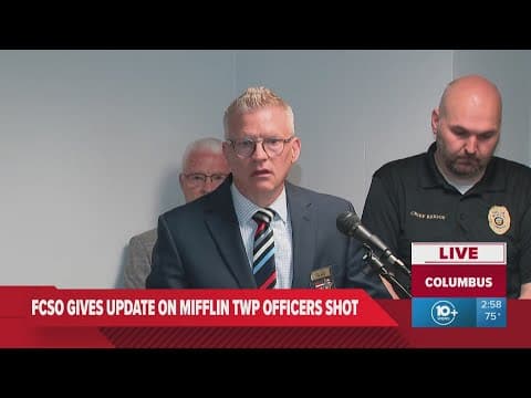 Sheriff's office provides update on shooting that injured 2 Mifflin Twp. officers