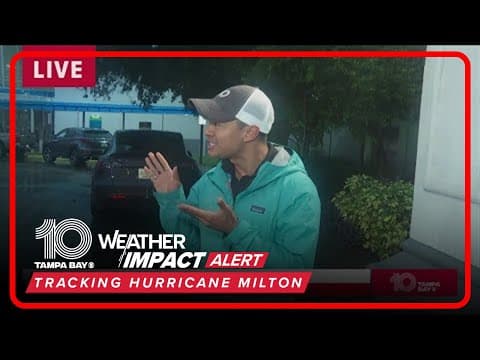 Polk County seeing stronger winds and rains ahead of Hurricane Milton