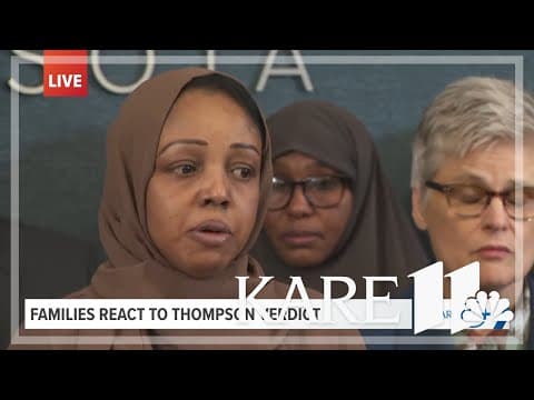 Families react to Derrick Thompson guilty verdict