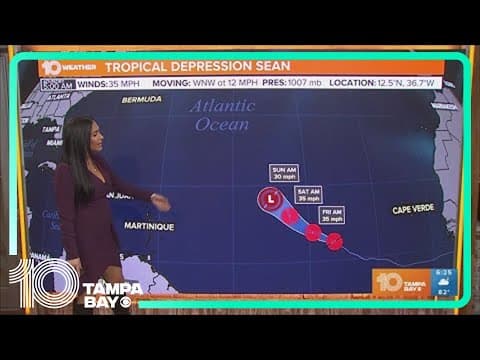 Tracking the Tropics: Tropical Storm Sean no threat to land | 5 a.m. Thursday
