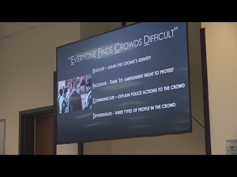 Law enforcement across Ohio attend seminar on crowd management policing