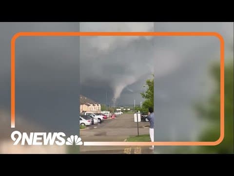 Tornado caught on cam in Lincoln, Nebraska