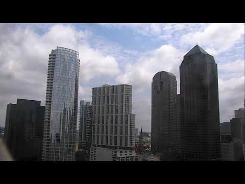 TIMELAPSE: Clouds come through Dallas in September 2024