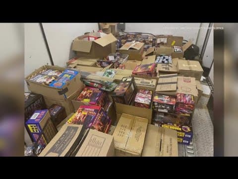 500 pounds of illegal fireworks seized by deputies in Fallbrook