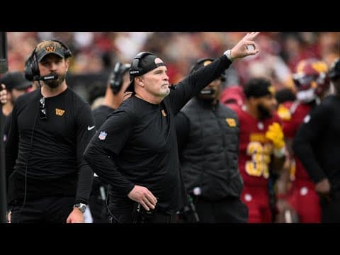 Washington Commanders rookie fumbled, his coach's reaction was perfect