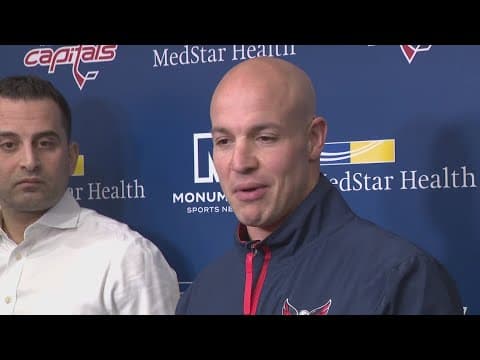 "I lost a few years off my life this season." Caps head coach says after losing playoffs series