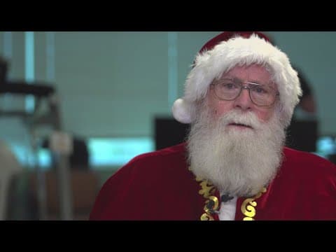 Santa gets a health check before Christmas