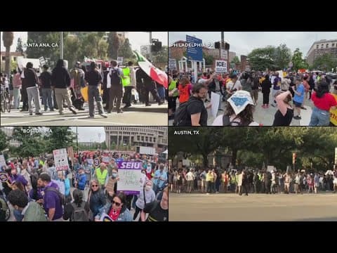 4 arrested during ICE protest at Texas Capitol as demonstrations continue across the country