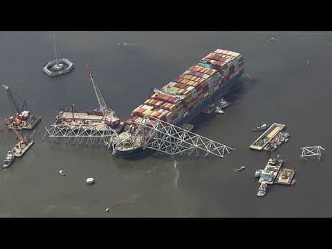 Body of fourth victim in Baltimore Key Bridge collapse found trapped in construction vehicle