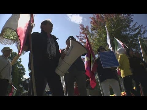 Peace rallies outside Israel embassy in DC after Hamas attacks