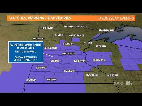 LIVE RADAR: Heavy, wet snow falling Wednesday