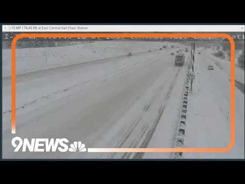 CDOT urges people to drive carefully due to weather conditions