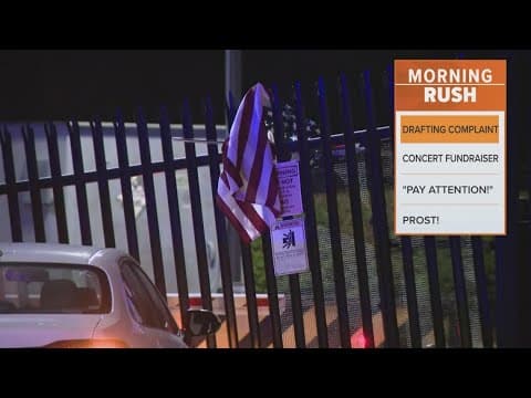 Man arrested after crashing into a gate at an FBI building