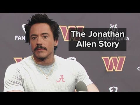 Who Jonathan Allen would pick to play him in a movie