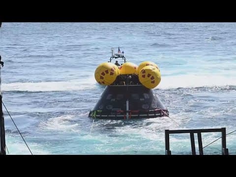 Test run for Artemis II recovery off San Diego coast