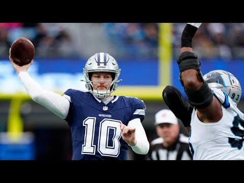 ANALYSIS: Cowboys beat Panthers 30-14