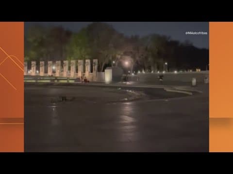 VIDEO | Search for ATV riders at WWII Memorial underway