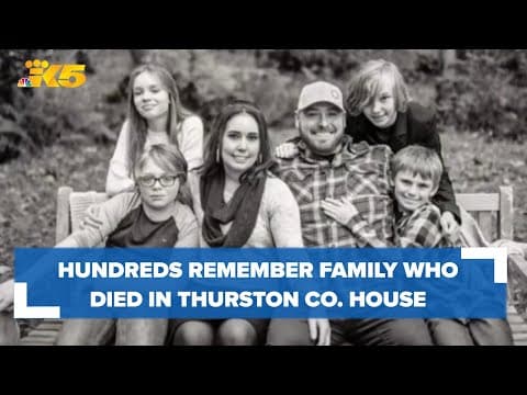 'So full of life': Hundreds remember the Cox family in candlelight vigil