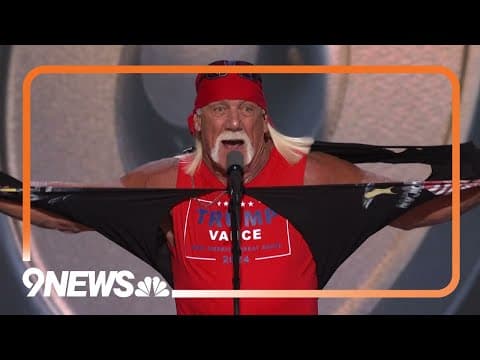 Hulk Hogan rips off shirt at Republican National Convention