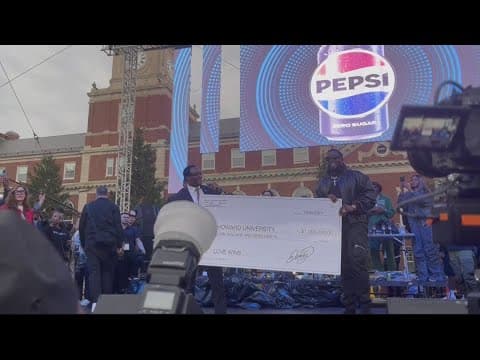 Diddy comes back to Howard University and donates $1M back to the university