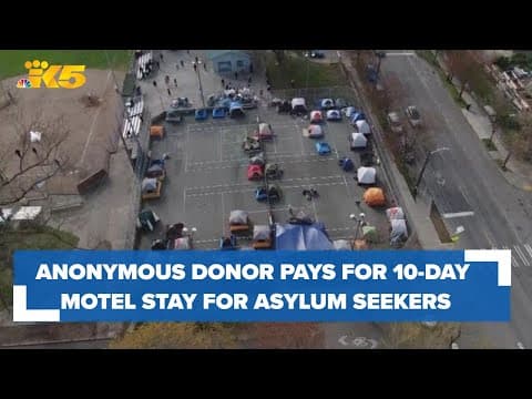 Venezuelan asylum seekers preparing to leave encampment at Seattle park