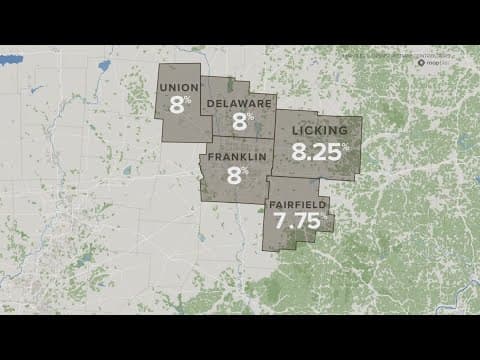 Sales tax increased in several central Ohio counties after COTA levy passed
