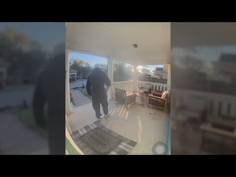 Porch pirates caught on camera stealing packages