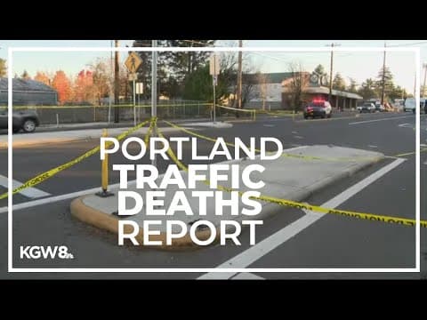 Portland police release report on city's traffic deaths