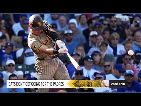 Padres offense sputters, season ends with loss to Cubs in NLWS | Final Quarter Sports