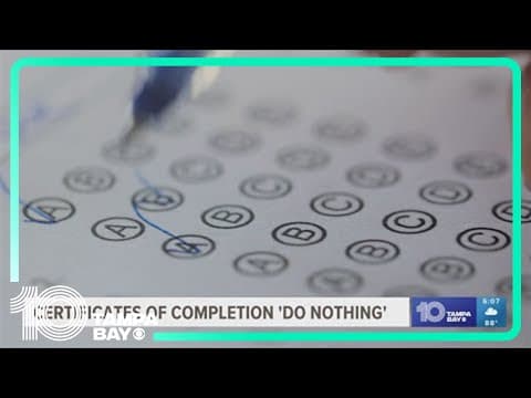 Certificates of Completion 'do nothing' as educators discuss lowering the number of students who get