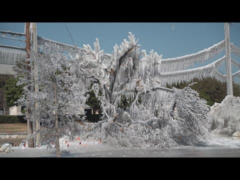 Cold water busting pipes across North Texas, causing road closures, evacuations