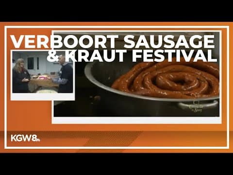 Community comes together for annual Verboort Sausage & Kraut Festival