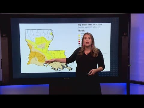 How bad is Louisiana's drought?
