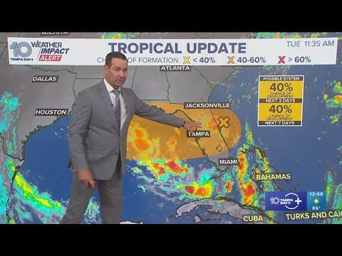 Tracking the Tropics: National Hurricane Center monitoring system moving over Florida