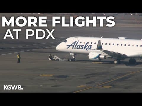 Alaska Airlines to add more flights at Portland airport