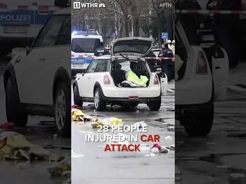 28 people injured in car attack in Munich