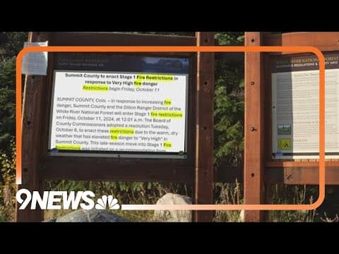 Summit County fire restrictions go into effect