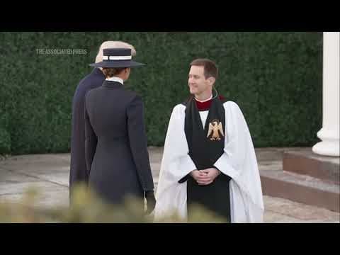 President-elect Donald Trump kicks off Inauguration Day pageantry with morning church service