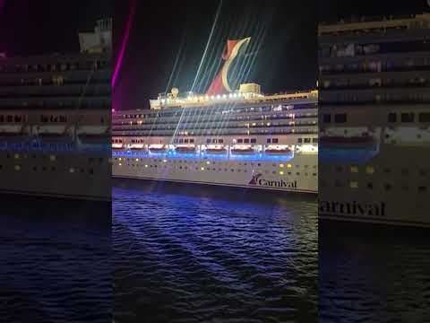 Carnival Glory sailing from N.O. the night a passenger jumps overboard