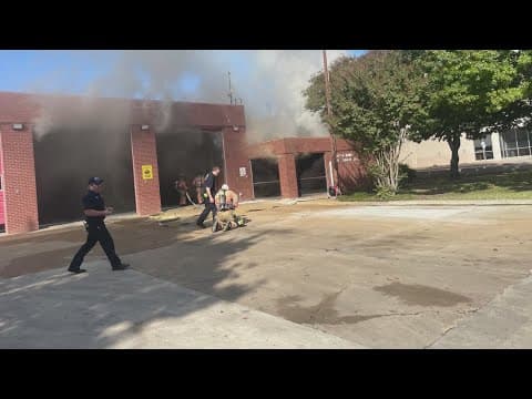 North Texas fire station damaged by fire