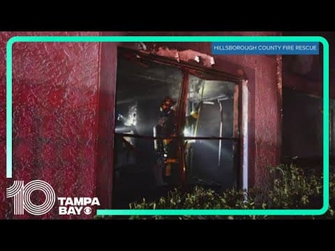 Multiple apartment units engulfed in flames in Valrico