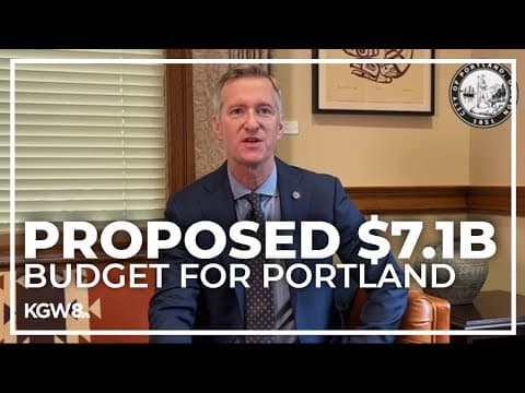 Portland mayor proposes adding 43 new police officers in $7.1B budget