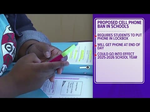 Proposed cell phone ban in schools would require students to put phones in lockboxes