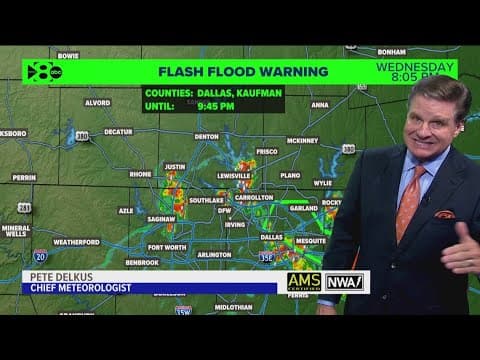 8:30 p.m. DFW Weather Update: Pete Delkus breaks down the flash flood warning (7.9.25)