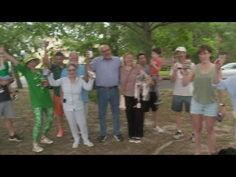 Lakeview neighbors throw party after home vacant since Katrina gets demolished